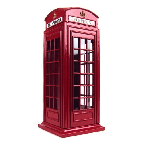 2 x Coasters Red Telephone Box London Home Gift #13208